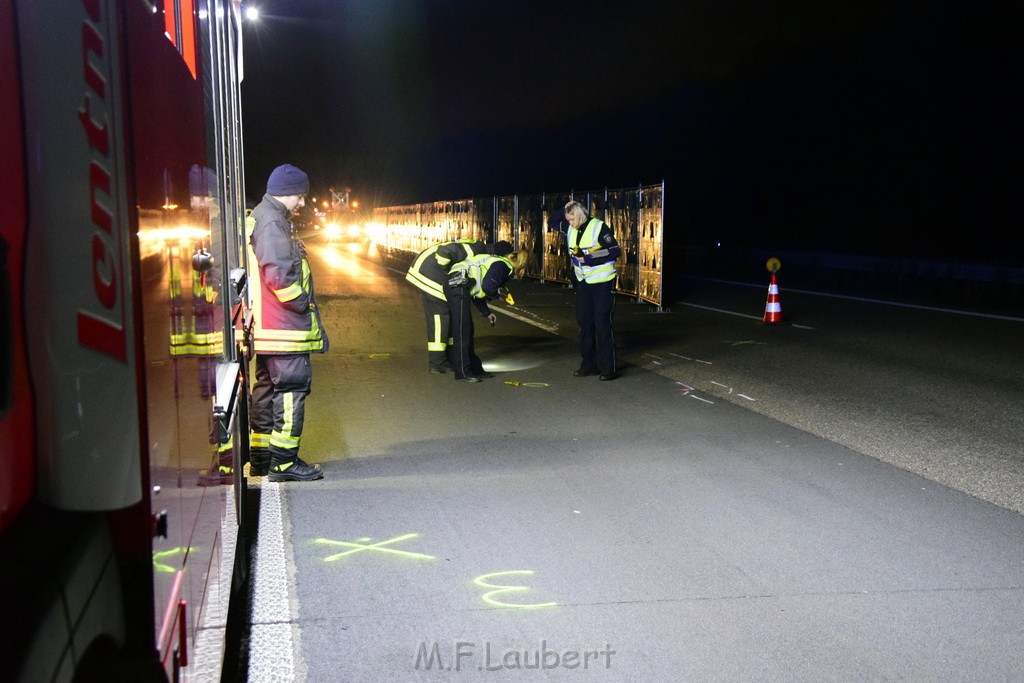 Schwerer VU A 4 Rich Olpe kurz vor AS Koeln Klettenberg P076.JPG - Miklos Laubert